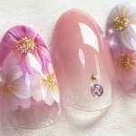 春の３色フラワーネイルアート♡spring flowers nailart