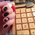 【ネイル】黒ベースの大人っぽくて可愛いネイルデザイン♡～Black base of mature and cute nail design.
