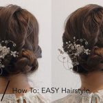 【ヘアアレンジ】How To: EASY Hairstyle これなら自分で出来る！華やかアップスタイル
