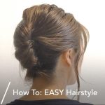 【ヘアアレンジ】How To: EASY Hairstyle これなら自分で出来る！簡単に出来る夜会巻き
