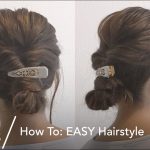 【ヘアアレンジ】How To: EASY Hairstyle これなら自分で出来る！ピンなし！超簡単で崩れないまとめ髪