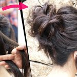 簡単！ロープ編みだけでできる！ルーズなお団子のヘアアレンジ！How to: Easy MESSY BUN For Long Hair|  Bun Hairstyle | Updo Hairstyle