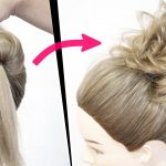 簡単！編まない！巻かない！ねじるだけでできる！ルーズなお団子のヘアアレンジ！How to: Easy MESSY BUN For Long Hair| New Bun Hairstyle