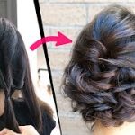 簡単！くるりんぱとロープ編みでできる！時短で可愛いまとめ髪アレンジ！SIMPLE UPDO  |  Quick and easy hair tutorial| Updo Hairstyle