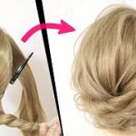 【 初心者の方必見！】簡単！ロープ編み１本でできる！時短で可愛いまとめ髪ヘアアレンジ！SIMPLE UPDO  | easy hair tutorial| Updo Hairstyle