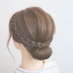 ミディアムヘアの編み込みヘアアレンジ/ Braided Hairstyle for Medium
