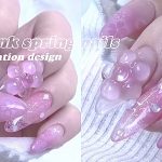 春ピンクネイル🌸💕/ 2023春セルフジェルネイル・トレンドデザイン 봄네일/셀프네일/네일디자인/젤네일-pink spring nail-