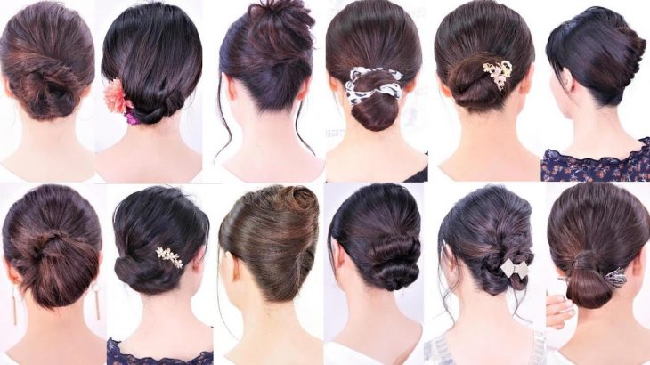自分で作れる15の 簡単なヘアスタイル集。普段着、結婚式、パーティーでも使える。