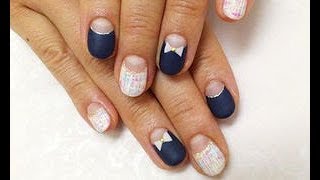 【ネイル】初心者でも簡単にできるセルフネイルデザイン♡～Self nail design that can be easily by beginners.