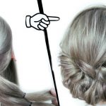 簡単！アイロンなし！編まない！ゴムで結んで引き出すだけ！大人可愛いまとめ髪ヘアアレンジ！ SIMPLE UPDO  | easy hair tutorial| Updo Hairstyle