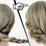 簡単！アイロンなし！ロープ編みで作る大人可愛いまとめ髪のヘアアレンジ！SIMPLE UPDO  |  Quick and easy hair tutorial| Updo Hairstyle