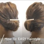【ヘアアレンジ】How To: EASY Hairstyle これなら自分で出来る！上品な大人のまとめ髪