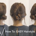 【ヘアアレンジ】How To: EASY Hairstyle これなら自分で出来る！シンプルで上品！大人のまとめ髪
