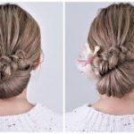 【振袖髪型】簡単！可愛い 三つ編みアップヘアスタイル