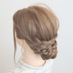 三つ編みだけで作るまとめ髪/Easy Braid Hairstyle for Medium