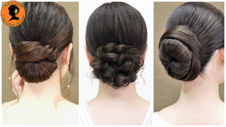 【おすすめ】3種類シンプルな方法エレガント髪型