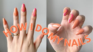 【HOW I DO MY NAILS】ビタミンカラーで先取り!夏ネイル🍊【セルフジェルネイル】