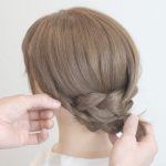 三つ編みだけで出来るまとめ髪/Braid Hairstyle for Beginners