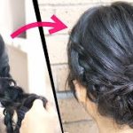 簡単！浴衣に似合う！編み込みと三つ編みで作る可愛いまとめ髪アレンジ！HOW TO: SIMPLE UPDO  |  hair tutorial|  Updo Hairstyle