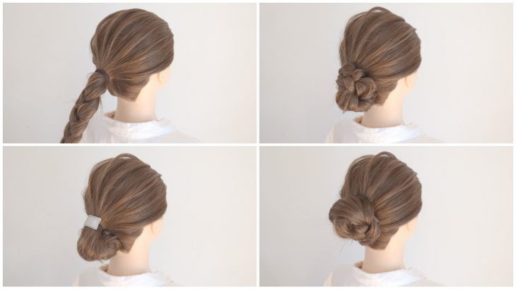 一つ結びから作れる3つの簡単まとめ髪/ 3 Easy Hairstyles