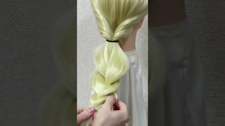 1 week hairstyles for school (Monday) braid gibson tuck【Updo Lover】簡単 まとめ髪 #shorts