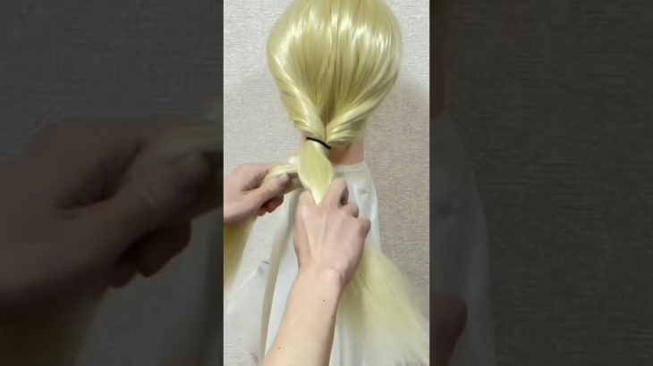 1 week hairstyles for school (Tuesday) twist gibson tuck【Updo Lover】簡単 まとめ髪 #shorts