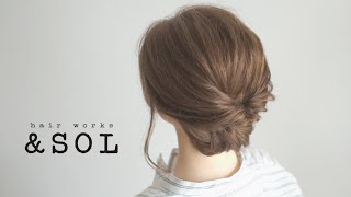 和服にも似合う簡単でシンプルなまとめ髪/ Easy&Simple Hairstyle
