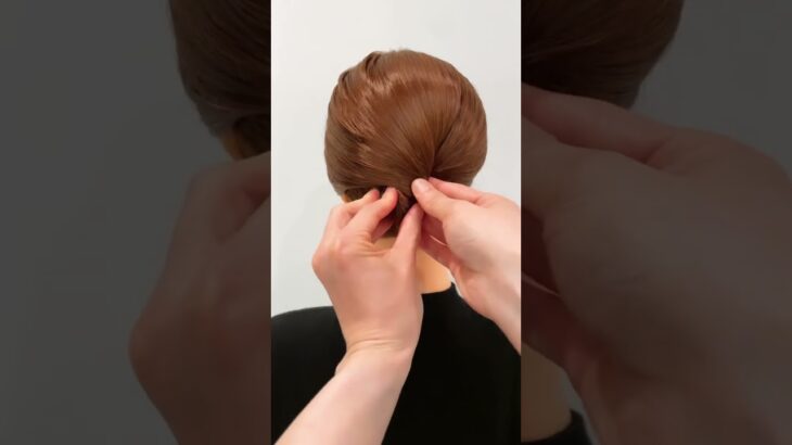 【ASMR】バンスクリップボブ!ピンなしでできる簡単まとめ髪のやり方