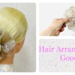 Everyday Hair Arrangement Goods (Sunday) Scrunchie モデル系シュシュまとめ髪ヘアアレンジ #hairtutorial