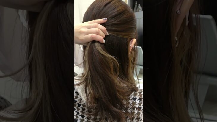 【美容師リンリンの出勤前】簡単！10分でできる【ヘアクリップまとめ髪】#hair jurer #ヘアセット #ヘアアレンジ#shorts