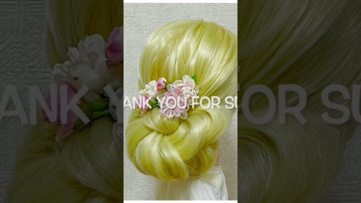 Idol Style Hair Arrangement Everyday (Friday)くるりんぱ&三つ編みで アイドル風まとめ髪ヘアアレンジ #shorts