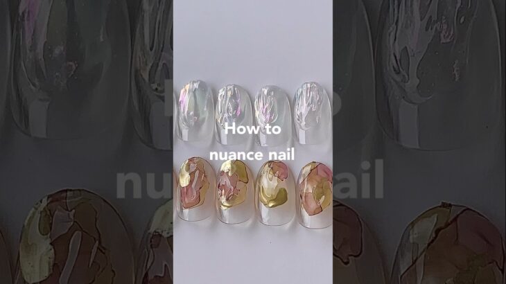 How to nuance nail  ⸒⸒⸒⸒[ぷっくりインクネイル]───#ニュアンスネイル #nails #ネイルデザイン #nailart #ネイルやり方