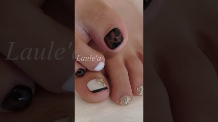 持ち込みデザイン😎 #ネイルサロン #ジェルネイル #nailsart #ネイリスト #nails #autumnnail #nailsalon #footnails
