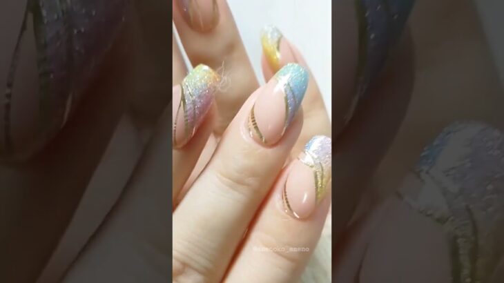 【Litgels】Technicolor #litgels #ジェルネイルシール #nails