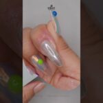 リキッドミラーとスクイーズジェルで簡単ネイルアート／Easy nail art with liquid mirror and squeeze gel