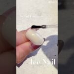 氷ネイル作りました♡ #nails #ジェルネイル #ネイルアート #nailart #セリア #氷ネイル #粘土ジェル #クレイジェル #ソリッドグミ