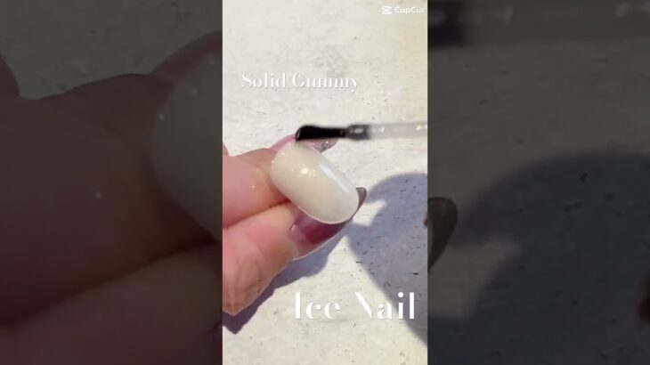 氷ネイル作りました♡ #nails #ジェルネイル #ネイルアート #nailart #セリア #氷ネイル #粘土ジェル #クレイジェル #ソリッドグミ