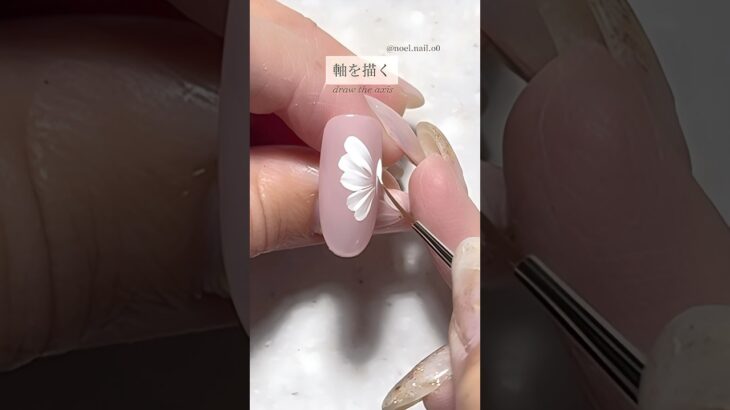 くすみピンクカラーに蝶々ネイルバタフライネイル やり方 書き方 コツ デザイン アートhow to #nailart #nails