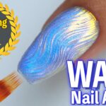 The Hottest Nail Art “WAVY NAILS” Tutorial💅Shaggy Design【ASKA NAILS】