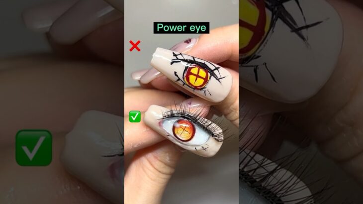 パワーちゃん！ #ネイル #nails #nailart #おかば #ネイルデザイン #naildesigns #アニメ #anime #チェンソーマン #tiktok #ジェル