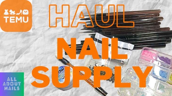 Nail supply haul at TEMU @AllAboutNails. #nailsupply #haul #temuhaul #nails #temu #asmr #onlineshop