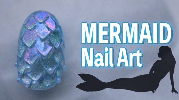 Nail Art with Mermaid Scales🧜‍♀️❤️Nail Design for Pro Nail Artist【ASKA NAILS】