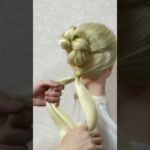 アイドル ヘアアレンジ まとめ髪 Idol Hair Arrangement Easy Tuto Everyday (Saturday) #shorts #short