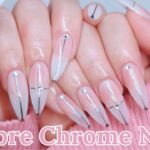 Gel-X Ombre Chrome Nails/ Simple Everyday Nails/ asmr/ Gelx/ Self-nail/ pjynail