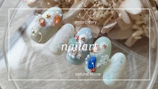 【SHEIN ネイルタウン】余ったビーズでリアルな刺繍＆手芸ネイル