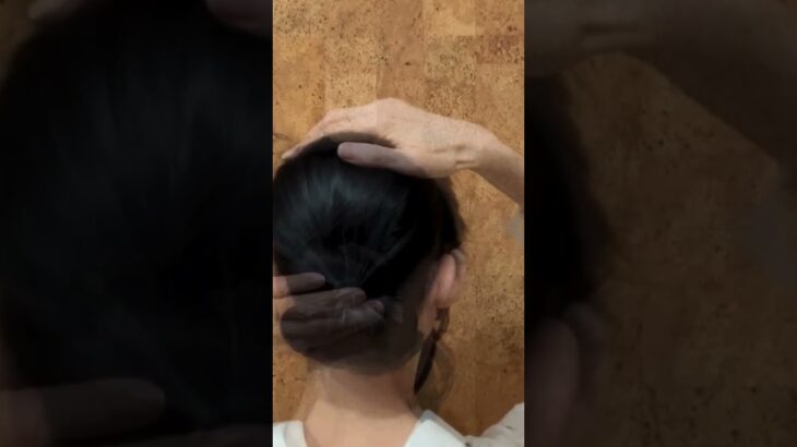 【低い位置のまとめ髪】 落ち着いた印象の着物ヘアアレンジ ロング セミロング