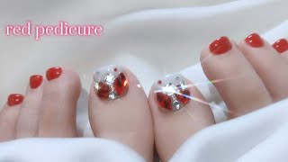 【self nail】red  nails