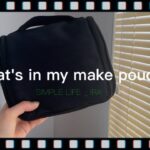 【シンプルライフ】What’s in my pouch⁇コスメ全公開🤍肌が喜ぶナチュラルコスメ/一重メイク/厳選最推し/みんなこれ買って- ̗̀📢