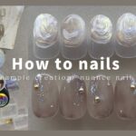 nuance nail.グレーニュアンスデザイン/オーロラ奥行きネイル│How to do nails