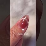 大人っぽい艶感が素敵でした　5ミクロンマグネット　5. #マグネットネイル #nollico #magneticnails #nails #ジェルネイル